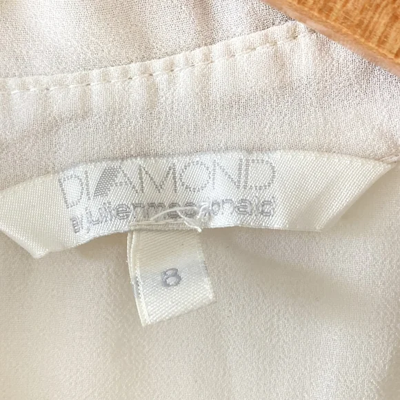 Preloved Star by Juliene MacDonald Woman's Embellished Collar Blouse Size UK 8 - Picture 6 of 9